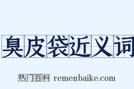 臭皮袋近义词是什么意思的图片